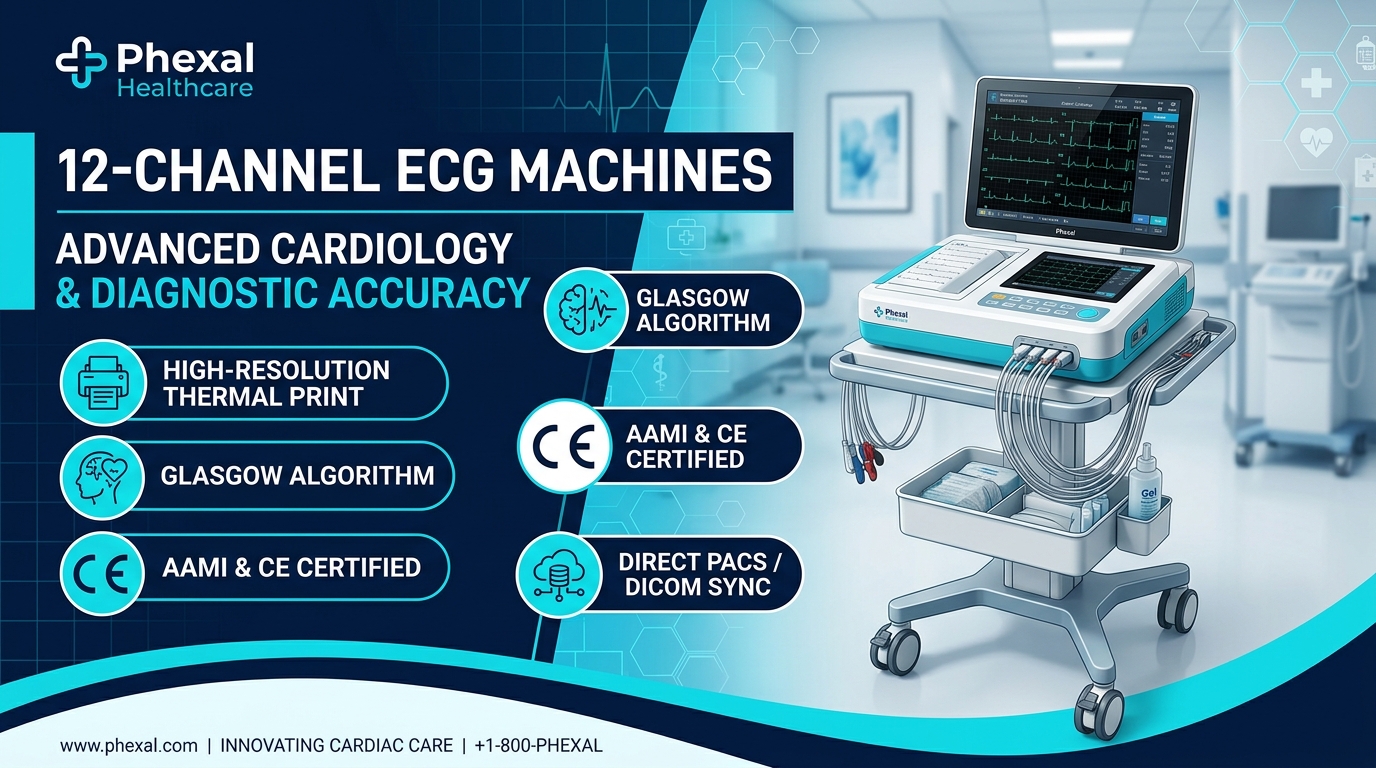 12-Channel ECG Machines: Advanced Cardiology & Diagnostic Accuracy