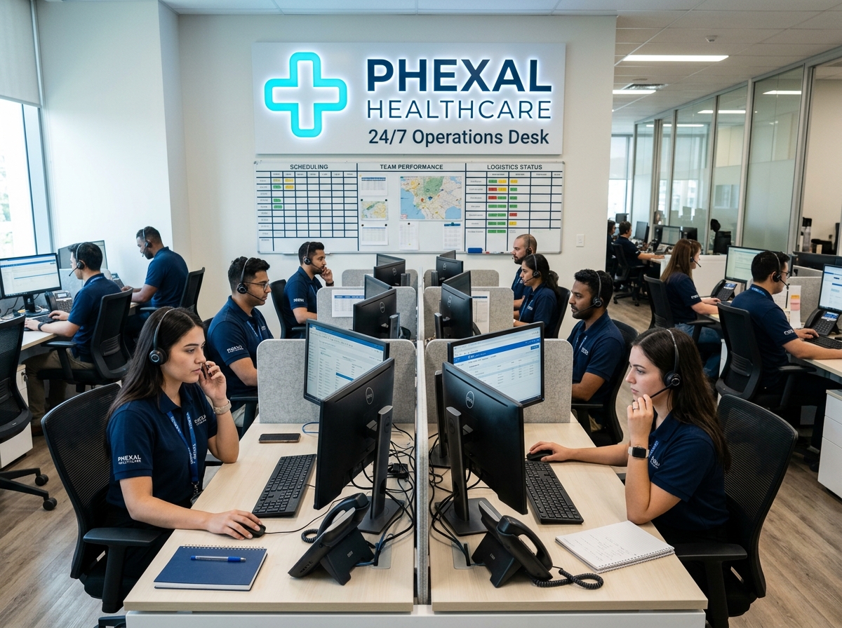 24/7 Biomedical Dispatch Operations Desk