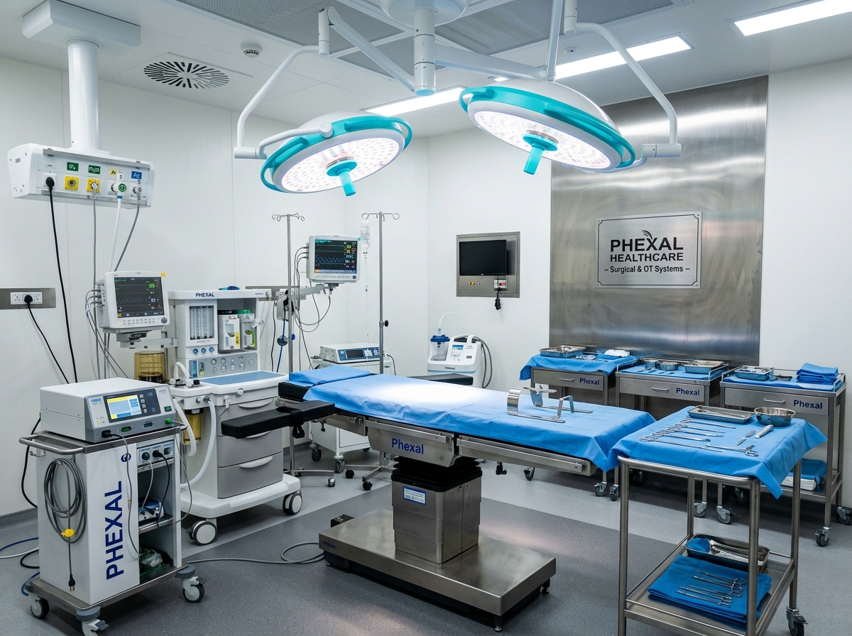 Operating Theater Shadowless Lights & Table