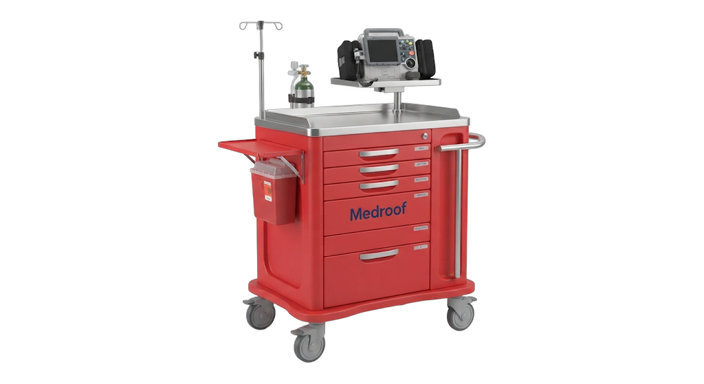 ABS Anesthesia Cart / Emergency Crash Cart