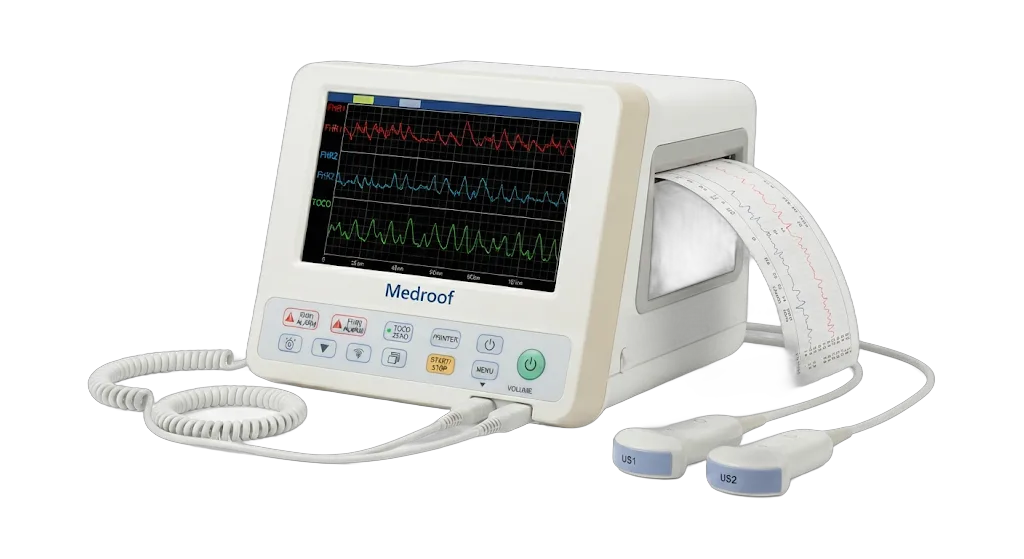 Fetal Monitor (Antepartum Twin FHR & TOCO CTG)