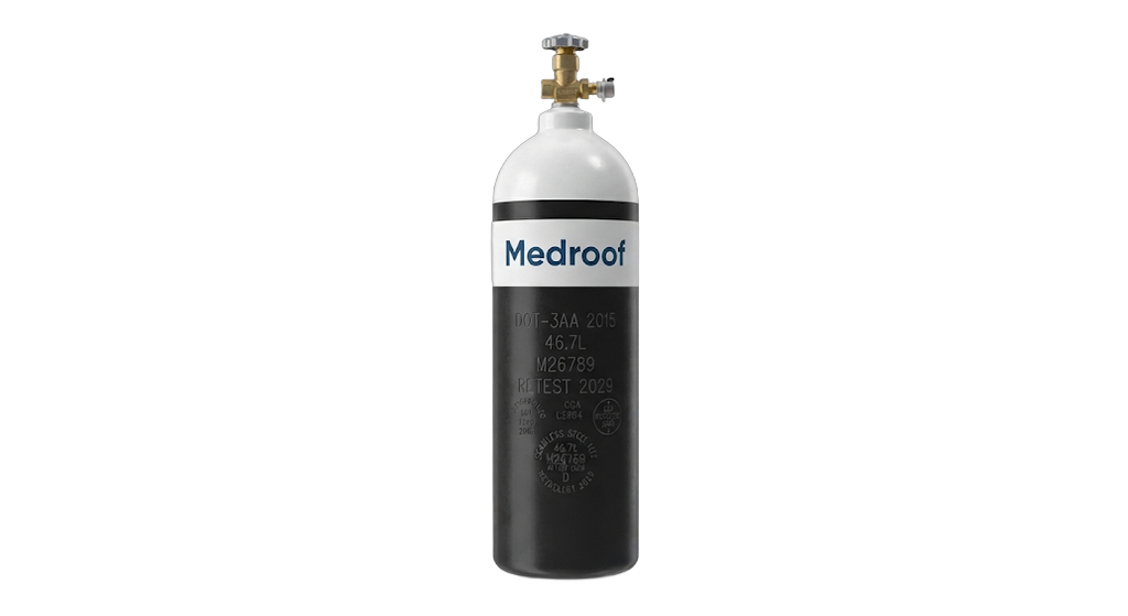 Oxygen Cylinder (Bulk Type D 46.7L High Pressure)
