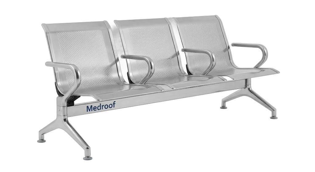 Waiting Chair (3-Seater SS Perforated)