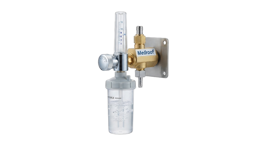 F.A. Valve with Flow Meter (Polycarbonate Humidifier Regulator)