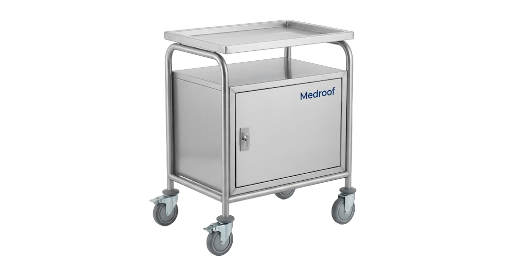 Instrument Trolley - Box Type (Lockable Drawers)
